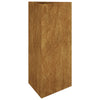 Puutarhakukkalaatikko 40x34,5x75 cm Corten teräs - Vuodevaatteet