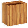 Puutarhan korotettu kukkalaatikko 50x30x50 cm täysi akaasiapuu - Vuodevaatteet