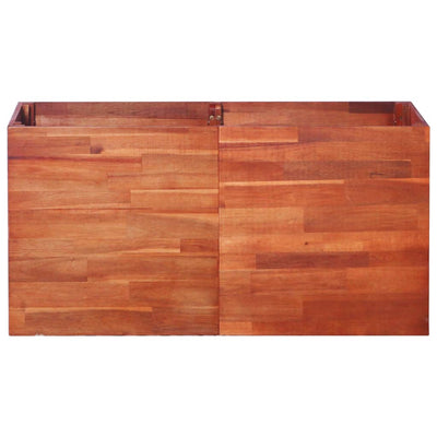 Puutarhan korotettu kukkalaatikko akaasiapuu 100x50x50 cm - Vuodevaatteet