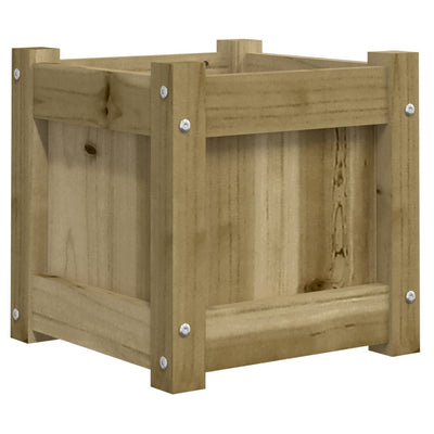 Puutarhan kukkalaatikko 31x31x31 cm kyllästetty mänty - Vuodevaatteet