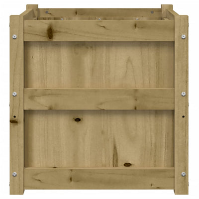 Puutarhan kukkalaatikko 50x50x50 cm kyllästetty mänty - Vuodevaatteet