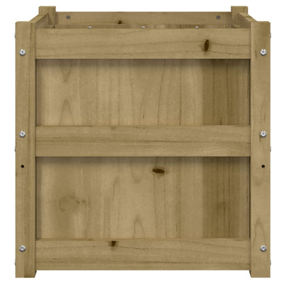 Puutarhan kukkalaatikko 50x50x50 cm kyllästetty mänty - Vuodevaatteet