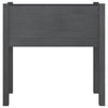 Puutarhan kukkalaatikko harmaa 70x31x70cm täysi mänty - Vuodevaatteet