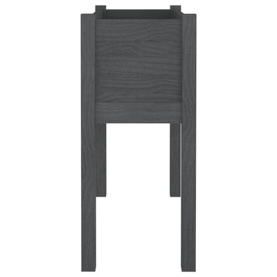 Puutarhan kukkalaatikko harmaa 70x31x70cm täysi mänty - Vuodevaatteet