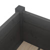 Puutarhan kukkalaatikko harmaa 70x31x70cm täysi mänty - Vuodevaatteet
