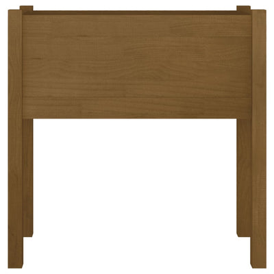 Puutarhan kukkalaatikko hunajanruskea 70x31x70 cm täysi mänty - Vuodevaatteet