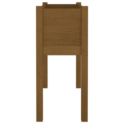 Puutarhan kukkalaatikko hunajanruskea 70x31x70 cm täysi mänty - Vuodevaatteet