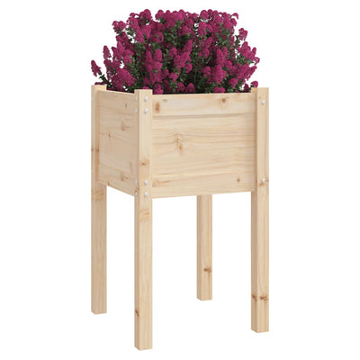 Puutarhan kukkalaatikot 2 kpl 40x40x70 cm täysi mänty - Vuodevaatteet