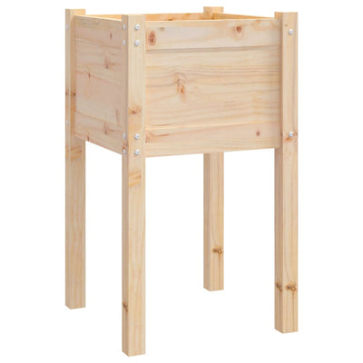 Puutarhan kukkalaatikot 2 kpl 40x40x70 cm täysi mänty - Vuodevaatteet