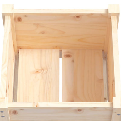Puutarhan kukkalaatikot 2 kpl 40x40x70 cm täysi mänty - Vuodevaatteet