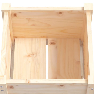 Puutarhan kukkalaatikot 2 kpl 50x50x70 cm täysi mänty - Vuodevaatteet