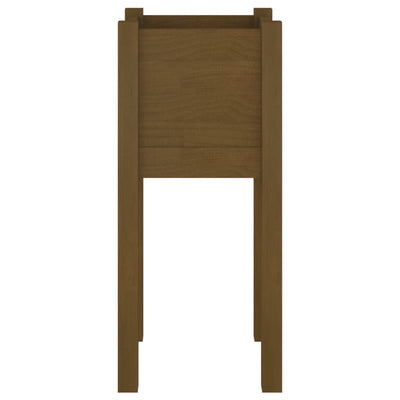 Puutarhan kukkalaatikot 2 kpl hunajanruskea 31x31x70 cm mänty - Vuodevaatteet