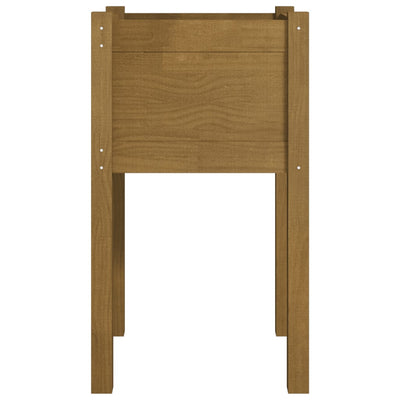 Puutarhan kukkalaatikot 2 kpl hunajanruskea 40x40x70 cm mänty - Vuodevaatteet