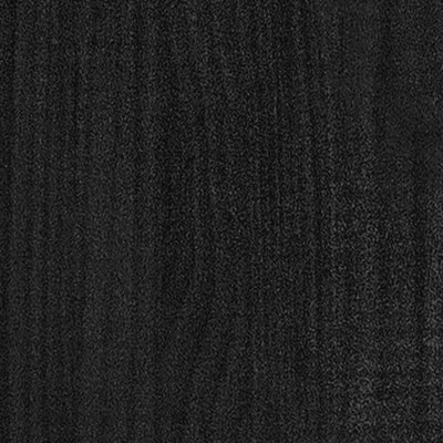 Puutarhan kukkalaatikot 2 kpl musta 70x70x70 cm täysi mänty - Vuodevaatteet