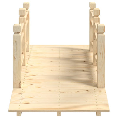 Puutarhasilta kaiteilla 150x67x56 cm täysi kuusi