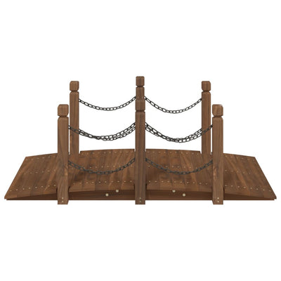 Puutarhasilta ketjukaiteilla 150x67x56 cm täysi kuusi