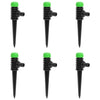 Pyörivät sprinklerit 4 kpl vihreämusta 3x6x19,5 cm ABS/PP