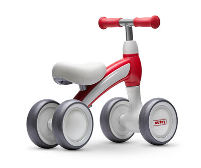 Qplay Cutey Punainen potkupyörä - Vuodevaatteet.fi