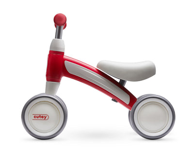 Qplay Cutey Punainen potkupyörä - Vuodevaatteet.fi