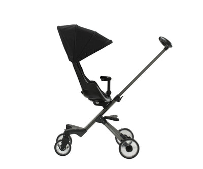 Qplay Easy -lastenvaunu 3-in-1 musta. Tuotekuva.