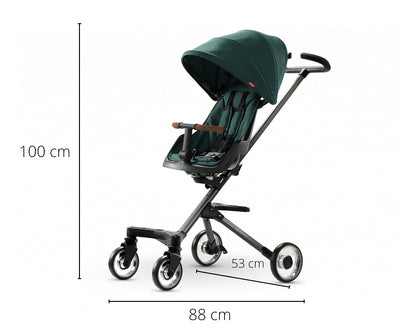 Qplay Easy -lastenrattaat 3-in-1, vihreä.