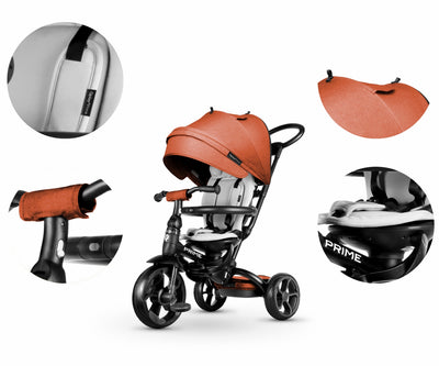 Qplay Kolmipyörä Prime Orange - Vuodevaatteet.fi