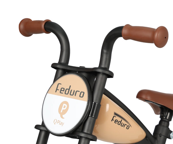 Lasten Potkupyörä Beige MDF-materiaalista