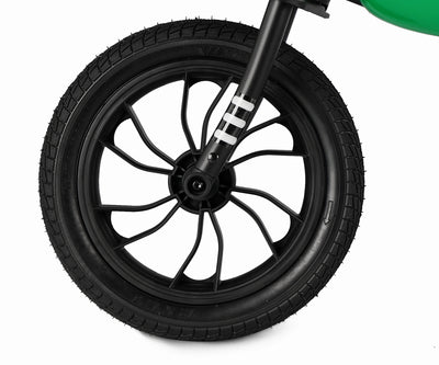 Qplay Feduro vihreä tasapainopyörä lapsille.
