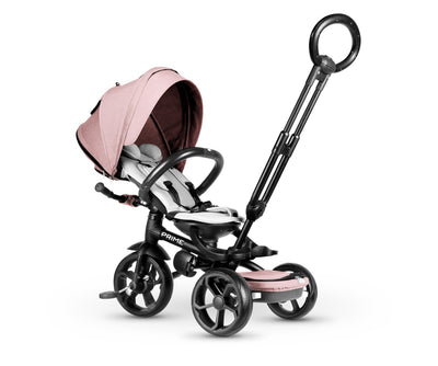 Säädettävä Teräsrunko Kolmipyörä Pinkki Lapsille