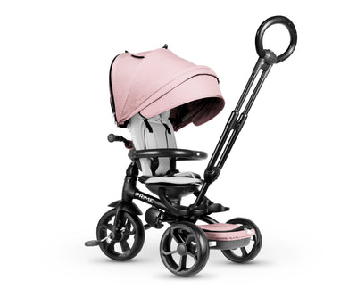 Säädettävä Teräsrunko Kolmipyörä Pinkki Lapsille
