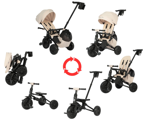 Qplay - Qplay Nova Max kolmipyörä beige