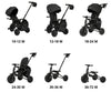Qplay - Qplay Nova Max kolmipyörä Black