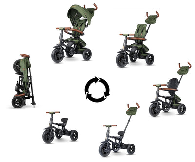 Kolmipyörä Rito Deluxe Kumi Olive