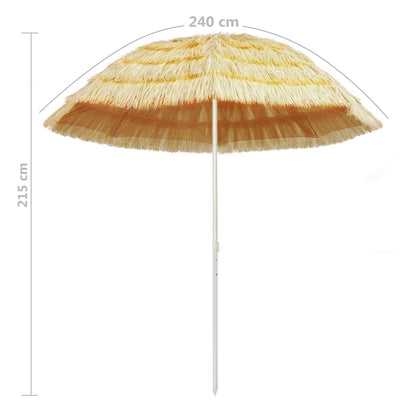 Rantavarjo luonnollinen 240 cm Havaijityyli