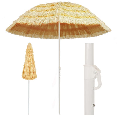 Rantavarjo luonnollinen 240 cm Havaijityyli