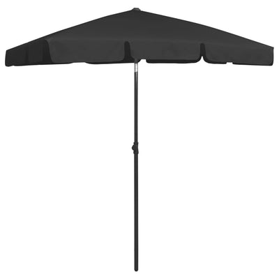 Rantavarjo musta 180x120 cm