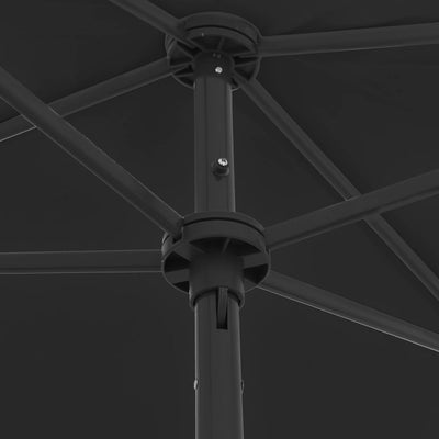 Rantavarjo musta 180x120 cm