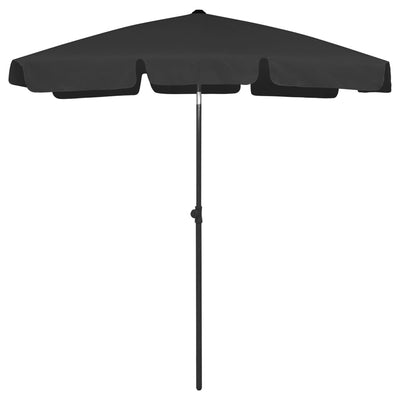 Rantavarjo musta 180x120 cm