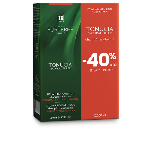 Rene Furterer Tonucia Natural Filler Repulping Shampoo Pack 2 X 200 Ml | Vuodevaatteet.fi
