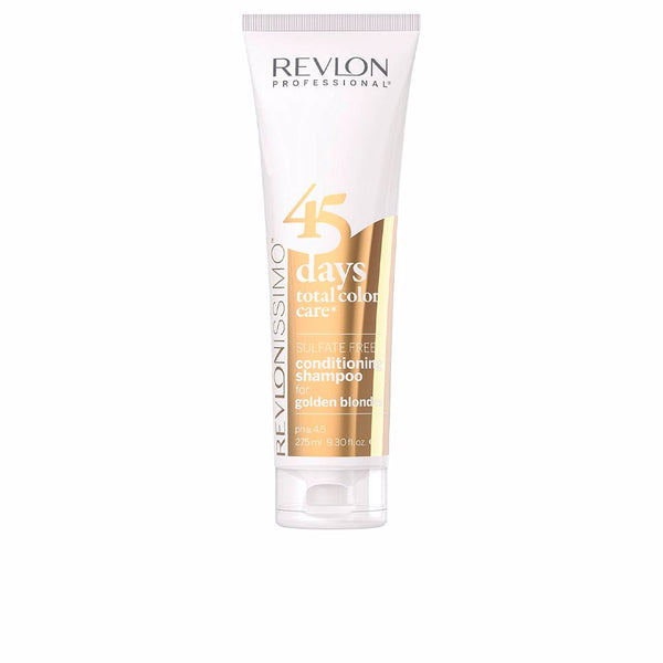 Revlon 45 days hoitoaine shampoo kultablondille 275 ml | Vuodevaatteet.fi