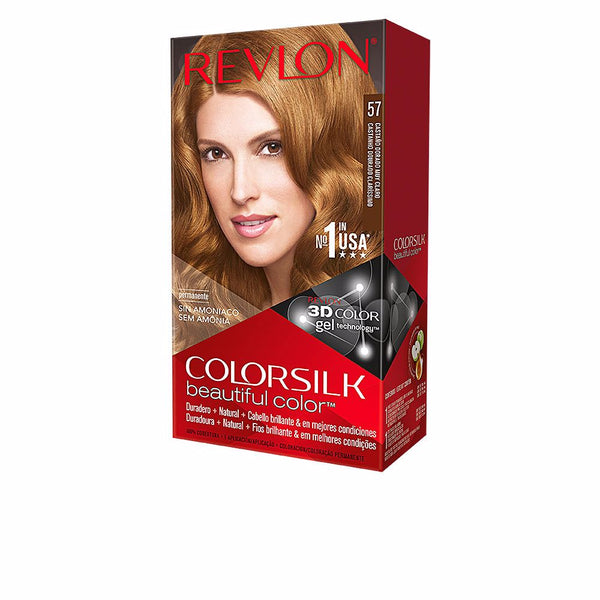 Revlon Mass Market Colorsilk väriaine #57-vaalea kullanruskea 1 kpl | Vuodevaatteet.fi