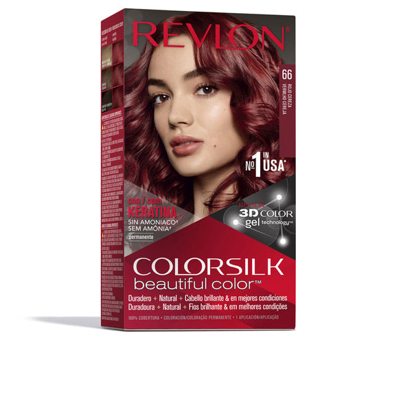 Revlon Mass Market Colorsilk väriaine #66-kirsikanpunainen 1 u | Vuodevaatteet.fi