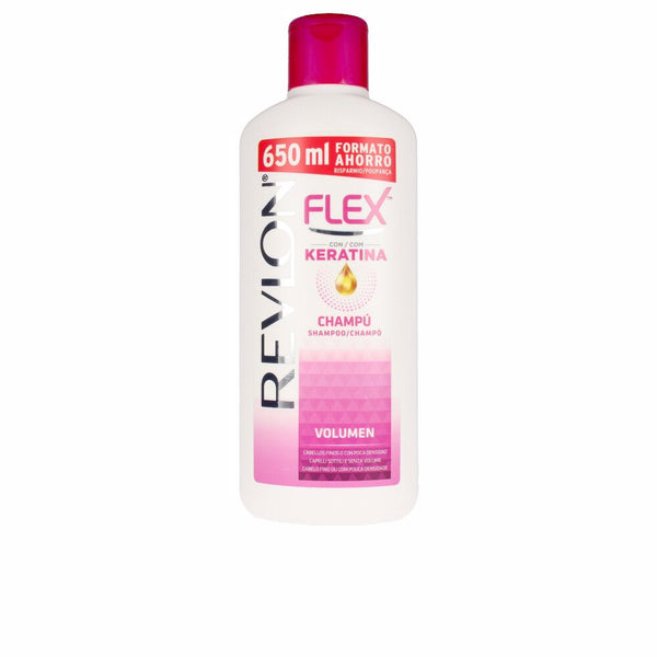 Revlon Mass Market Flex Keratin Shampoo Volume Thin Hair 650 Ml | Vuodevaatteet.fi