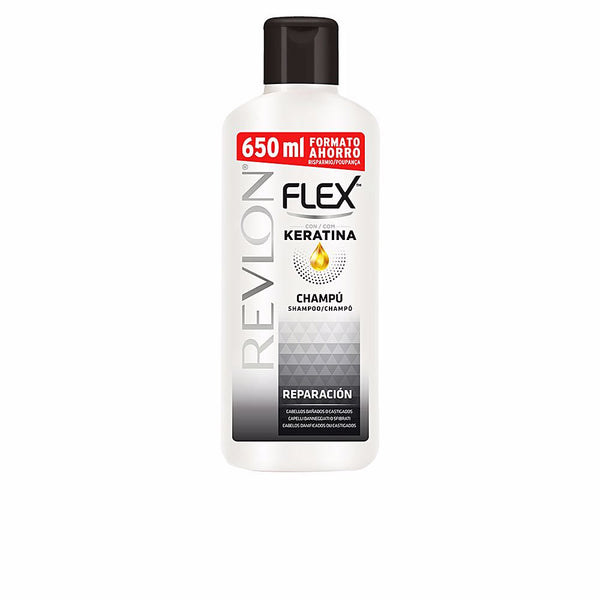Revlon Mass Market Revlon Flex keratin korjaava shampoo 650 ml | Vuodevaatteet.fi