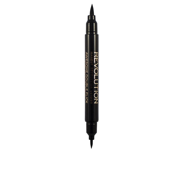Revolution Make Up Double flick liquid eyeliner määrittele katseesi #black 1 ml | Vuodevaatteet.fi