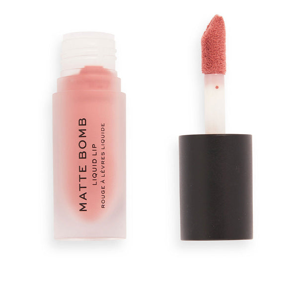 Revolution Make Up Matte bomb nestemäinen huulipuna #fancy pink | Vuodevaatteet.fi