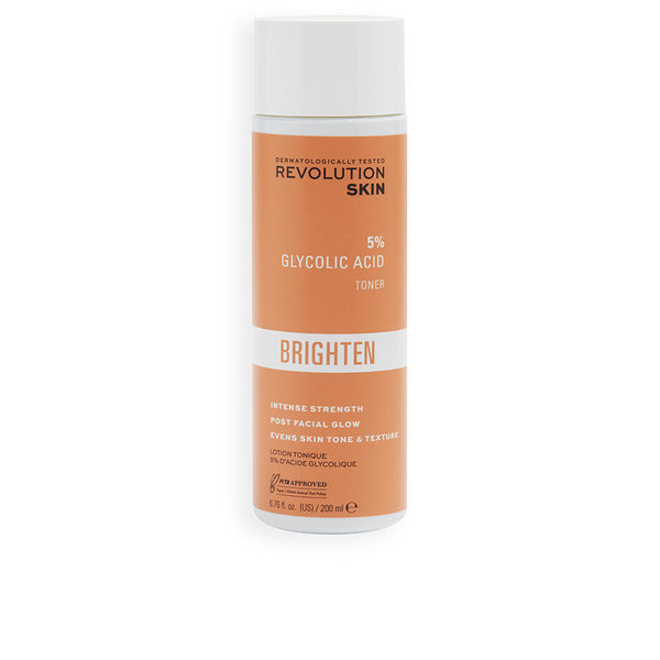 Revolution Skincare Glycolic acid tonic 5% puhdistaa ja hoitaa ihonsävyä 200 ml | Vuodevaatteet.fi