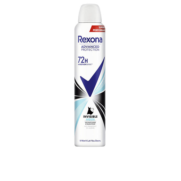 Rexona Invisible aqua deo vapo 200 ml | Vuodevaatteet.fi