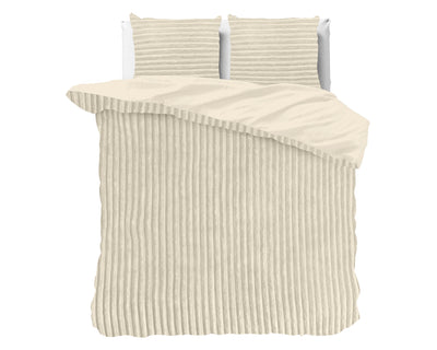 Kerma nalle polyesteri pussilakanasetti Rib Teddy