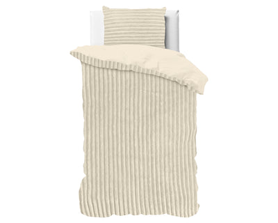 Kerma nalle polyesteri pussilakanasetti Rib Teddy